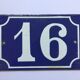 Plaque street no.16