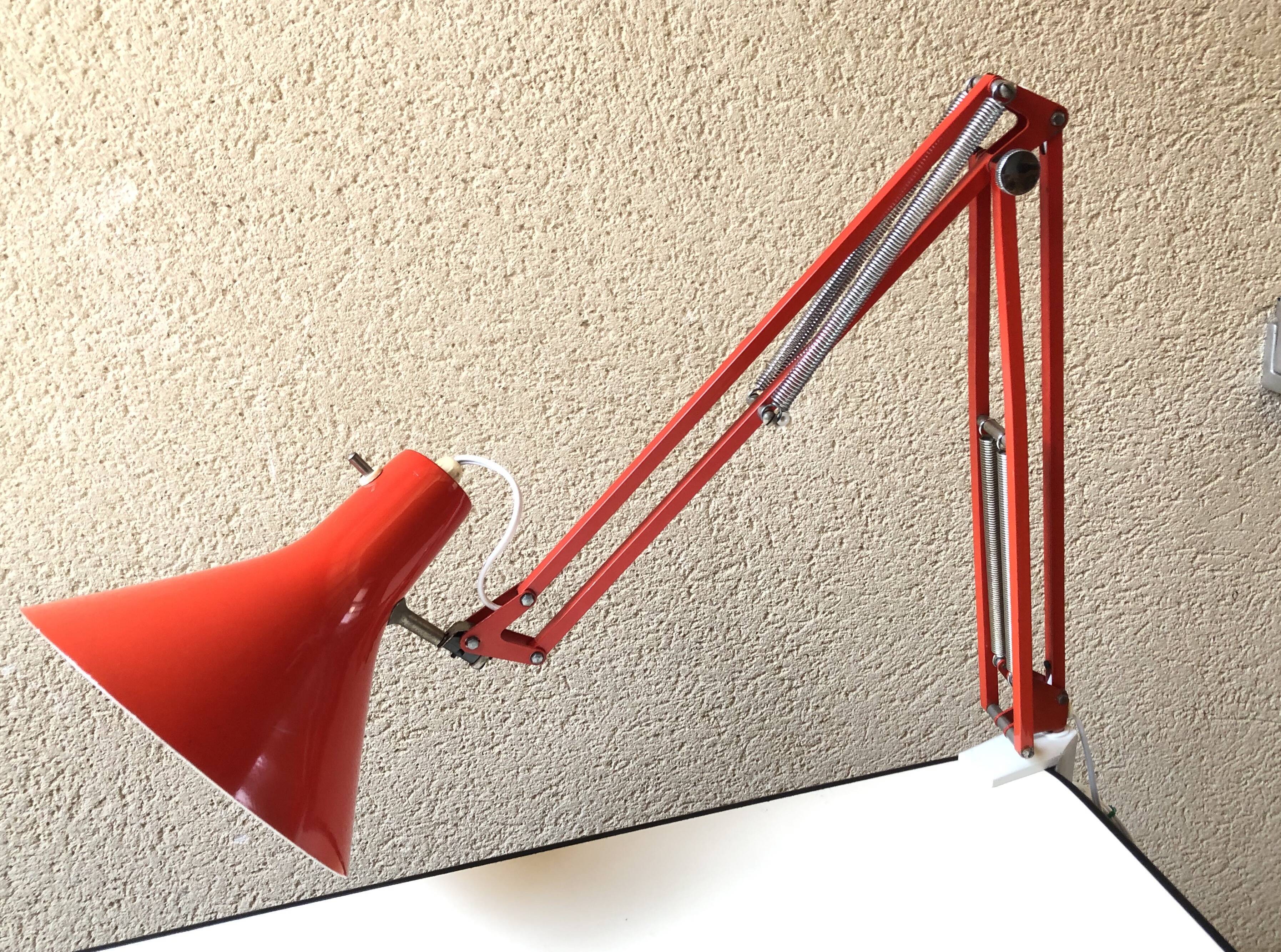 Vintage office lamp Luxo L2 de Jacob Jacobsen