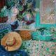 Yvonne Cheffer Delouis: Still life with hat, original signed lithograph