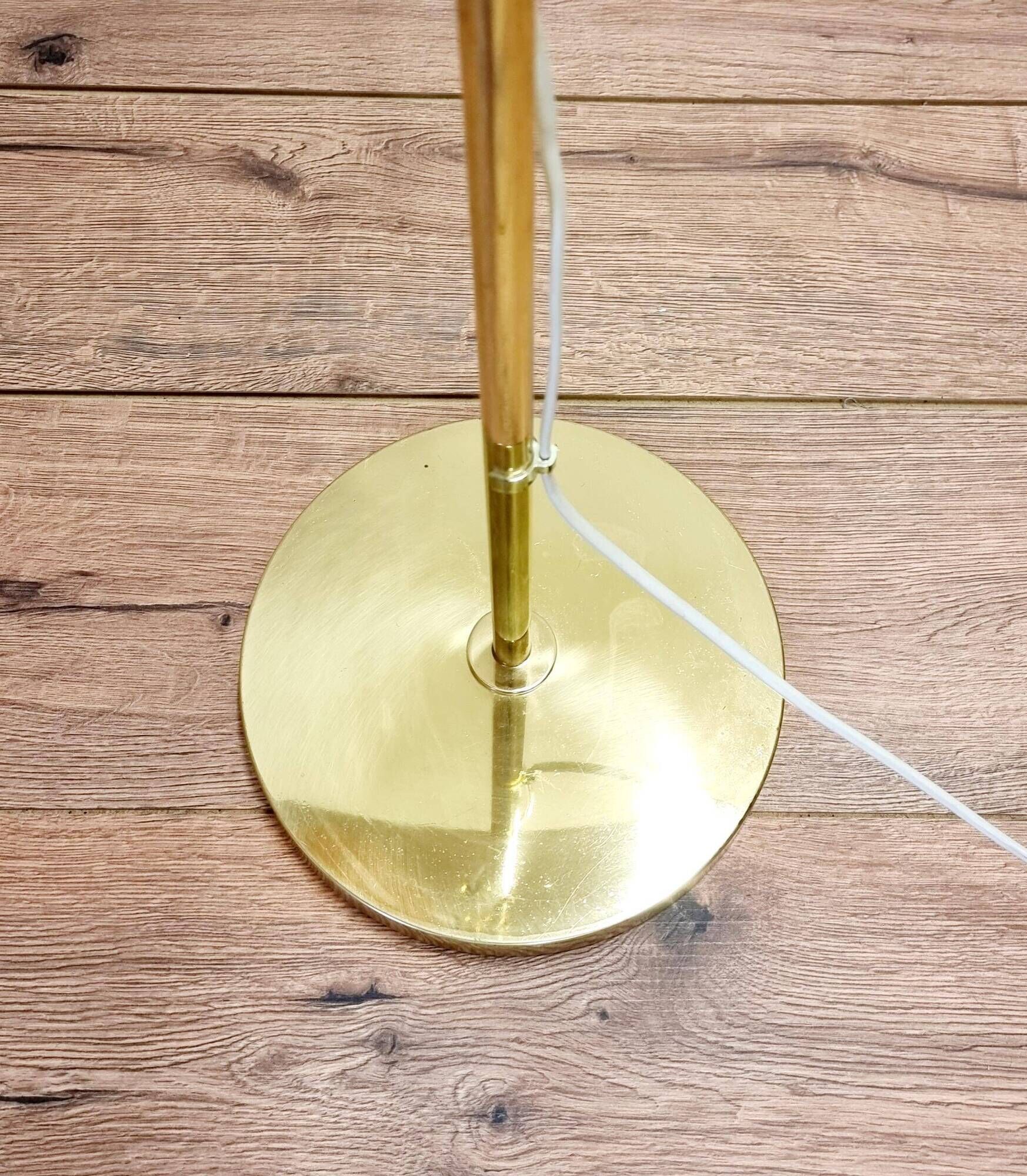 Bergboms, adjustable floor lamp G-132 in brass, Scandinavian / Midcentury Modern