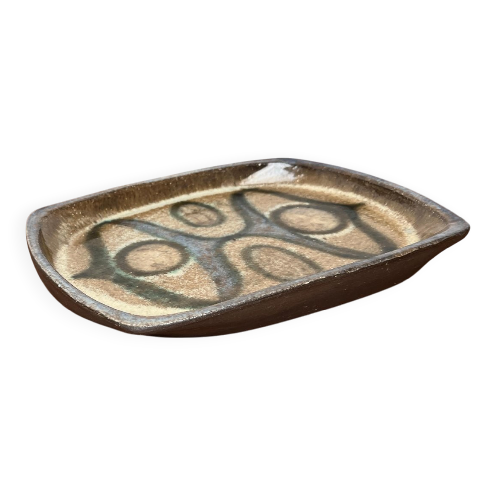 Danish studio pottery bowl in mid-century style by Kerrn Jespersen Lyngby, 1960s.