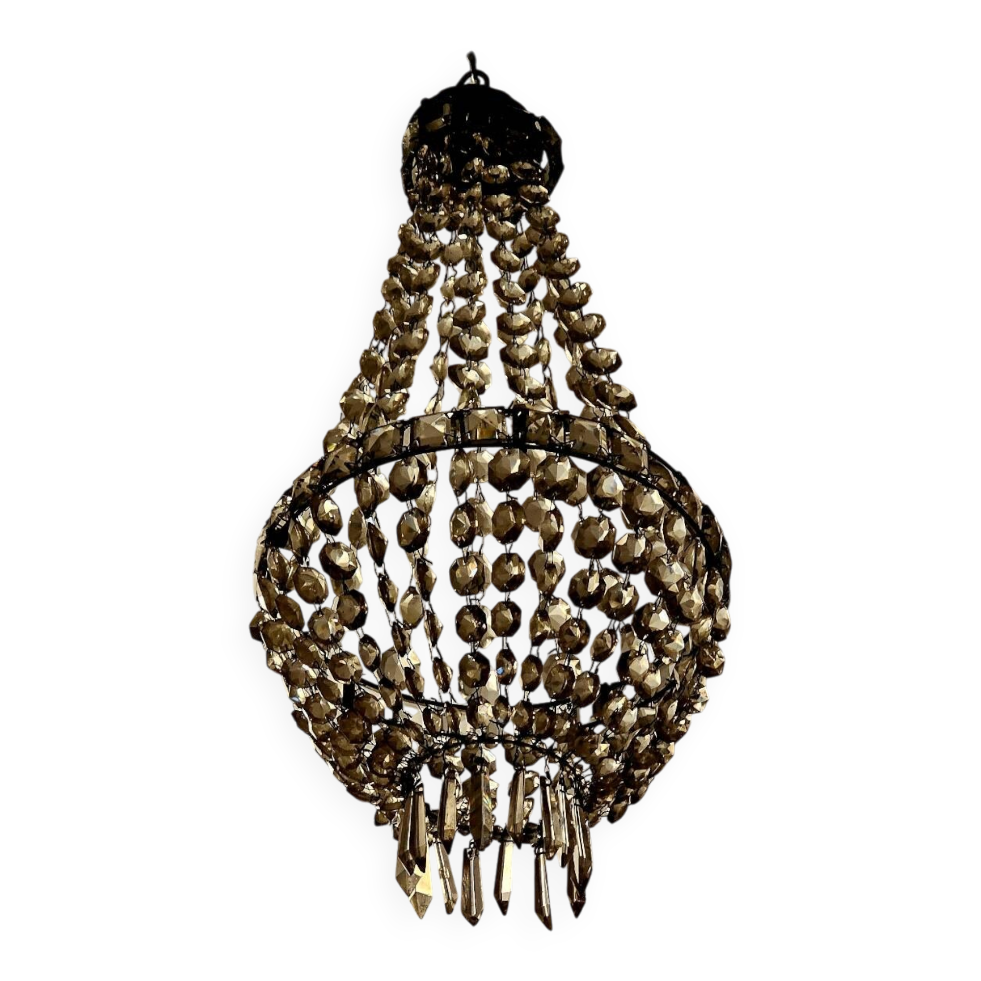 Lustre Montgolfière cristal