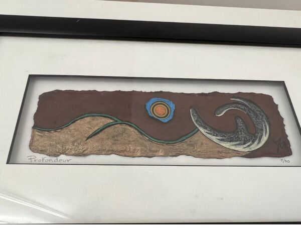 Tableau réalisation Isabelle Mougeot Profondeur Quebec 15/50