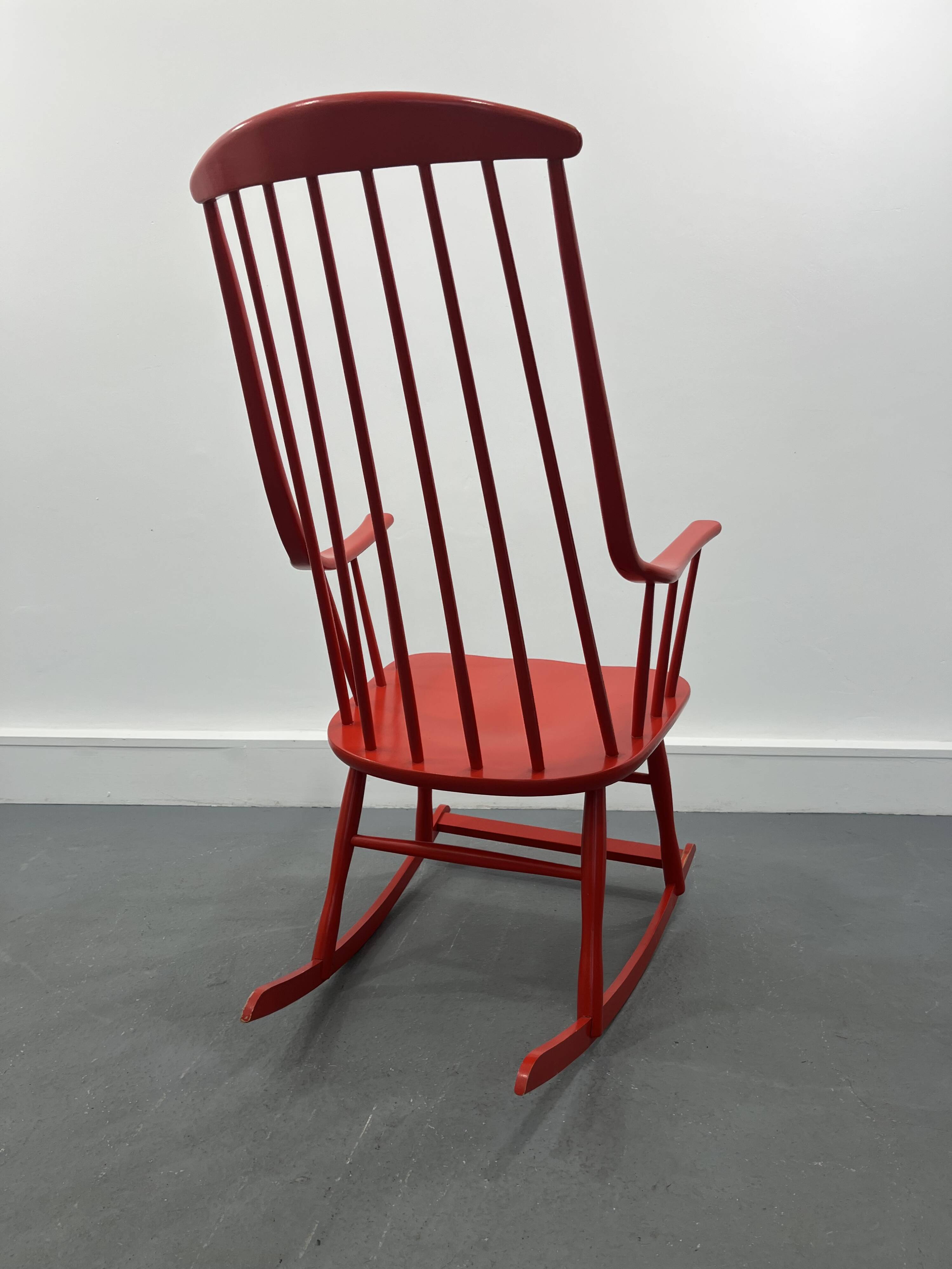 Scandinavian Rocking CHair , 1970 S