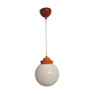 Orange globe hanging 1970s