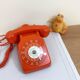 Vintage orange socotel phone