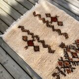 Vintage Berber wool rug
