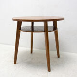 Fully restored oak coffee table, Czechoslovakia, 1960´s