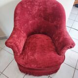 Napoleon 3 shepherdess or toad armchair