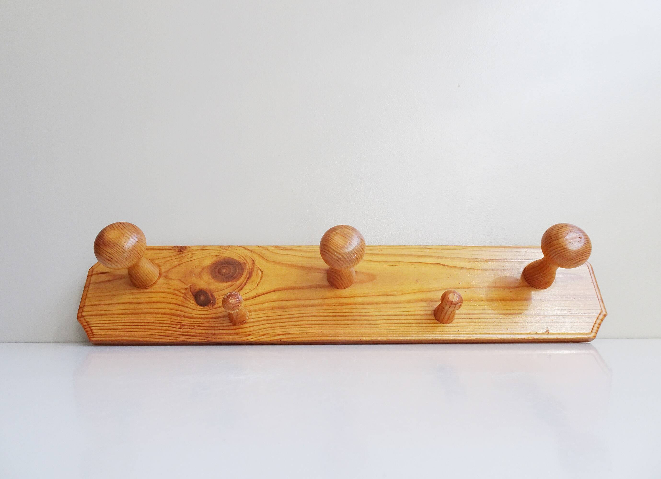 Coat rack pine wood
