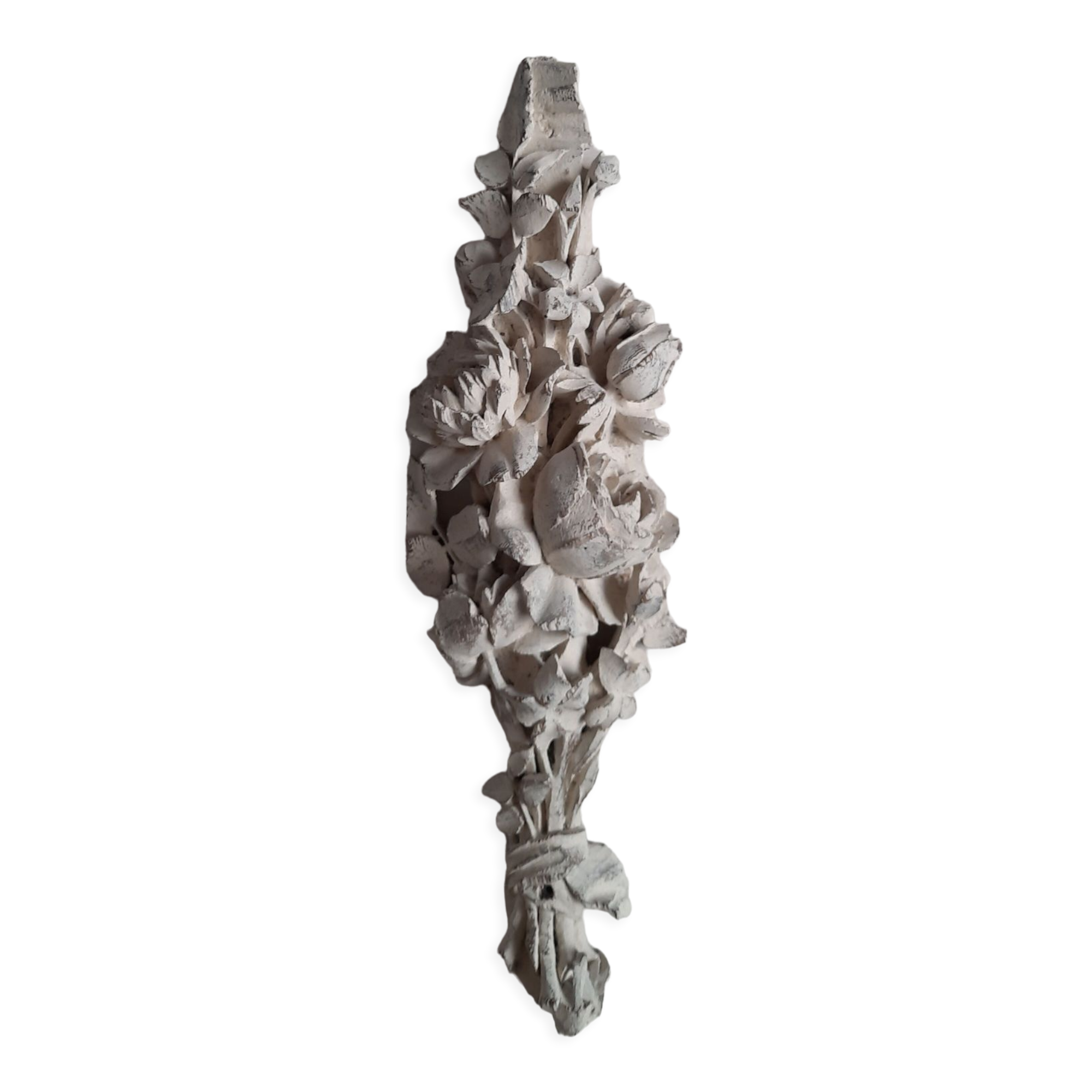 Wall decoration wooden bouquet of flowers