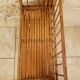 Vintage rattan folding shelf/bookcase