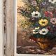 Oil Painting Canvas Bouquet Flowers Still Life Signed Robert Mogis