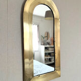Vintage brass mirror