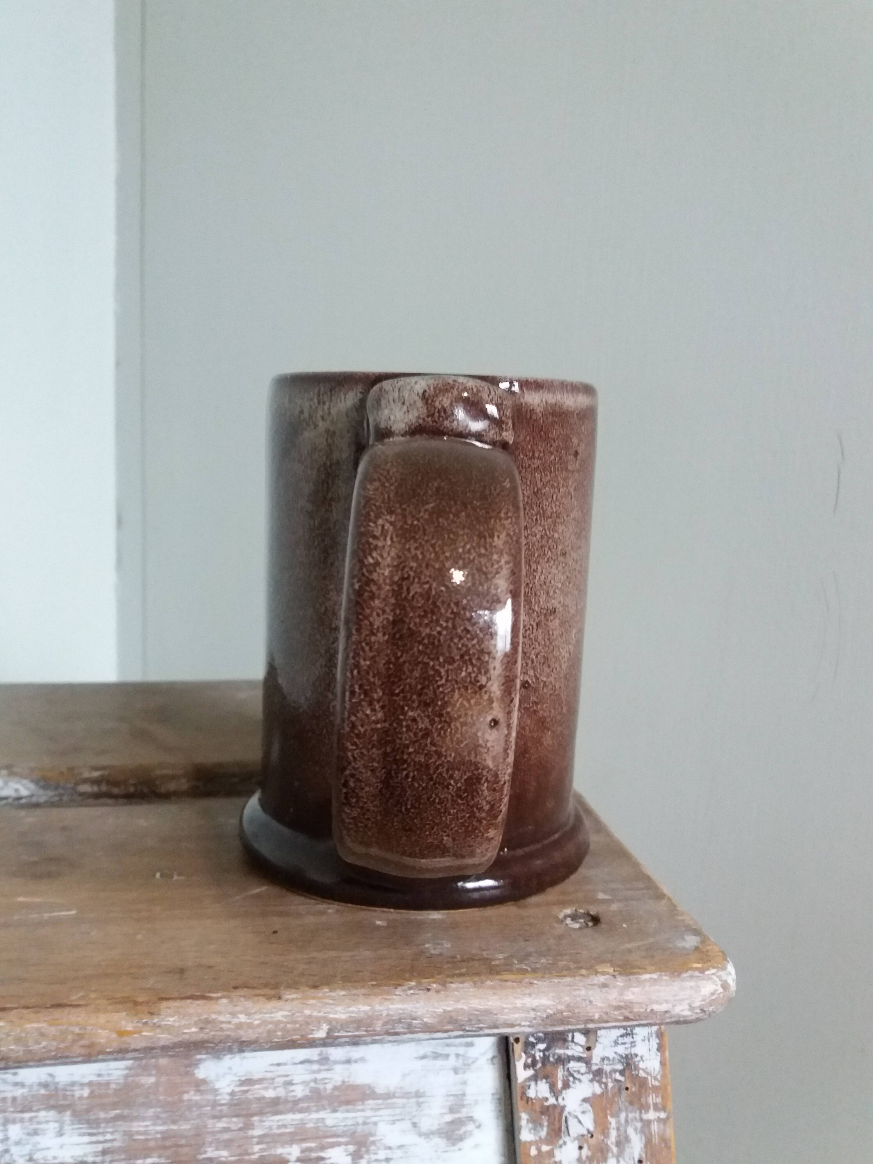 Mug cup Sandstone from Puisaye Arts-Céram 50s