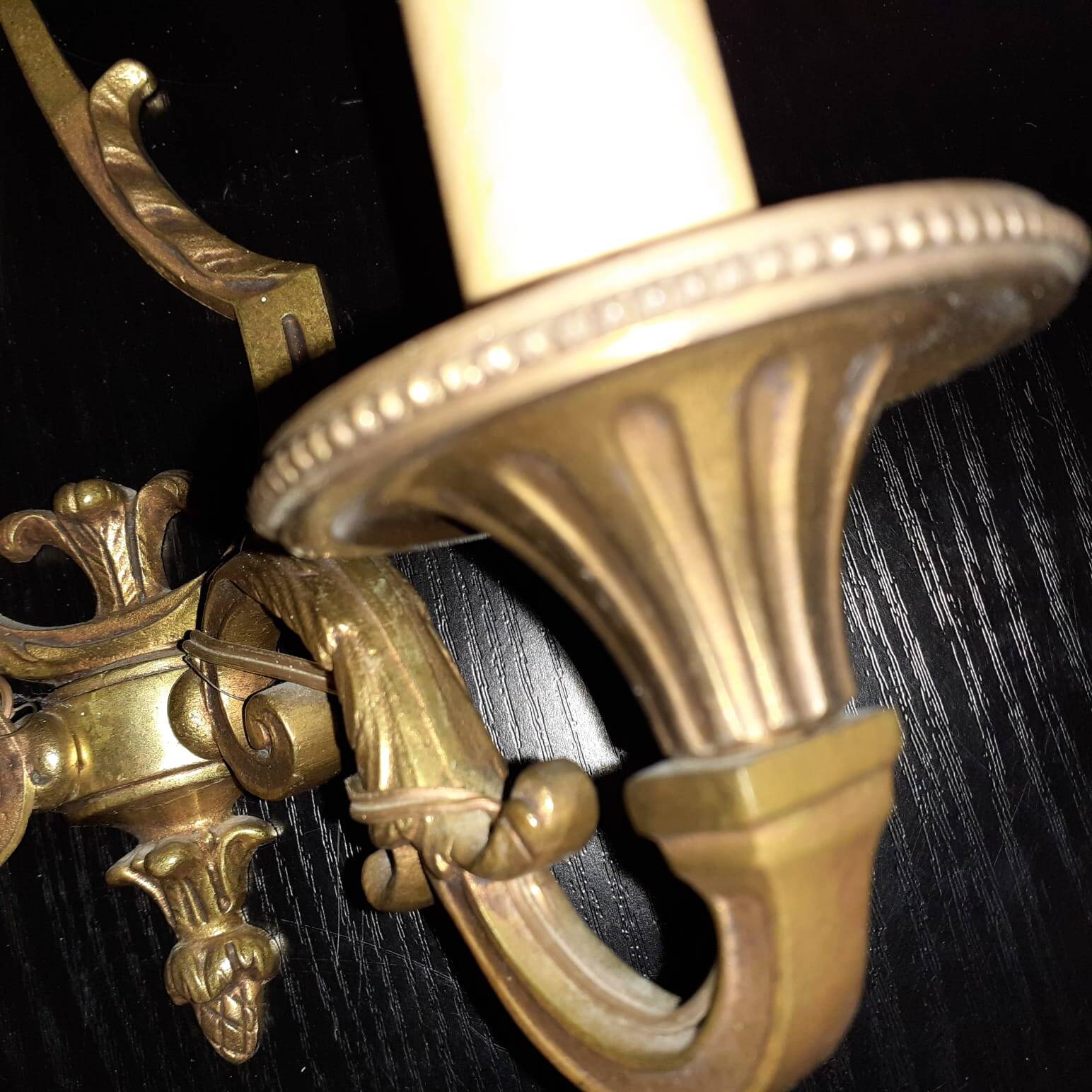 Pair of regency style wall lights