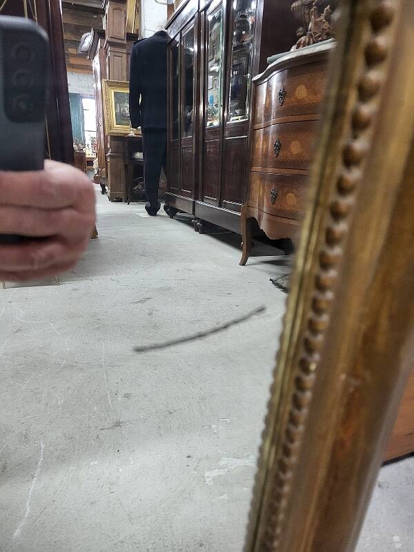 Louis philippe mirror 70 cm high from the 19th century