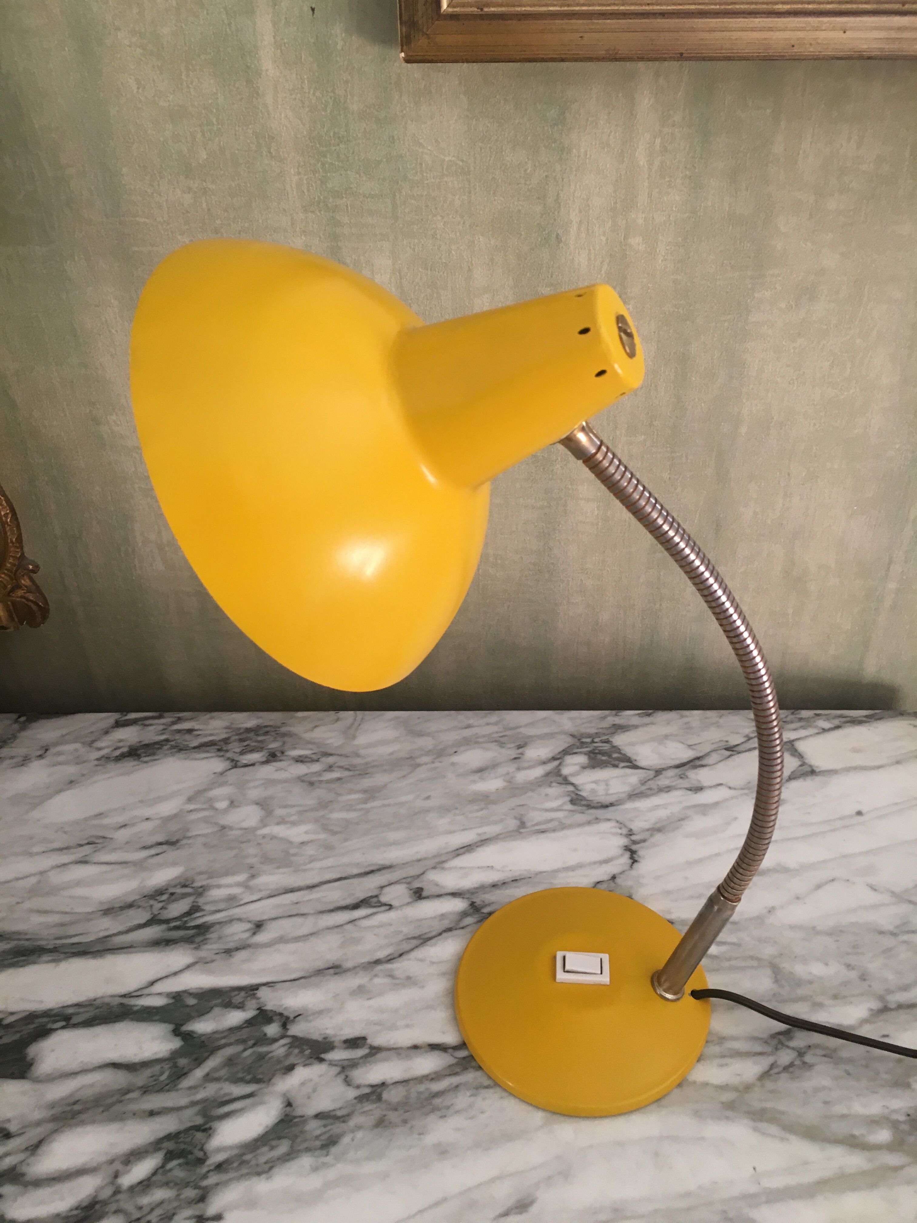 Lampe de bureau années  60 relookee