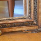 Wooden style mirror 74x104cm