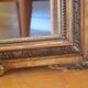 Wooden style mirror 74x104cm