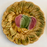 Barbotines: Ceramic dessert service from Sarreguemines.