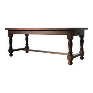 table à manger en chêne - rustique