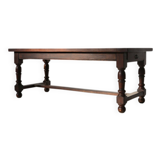 20th Century French Rustic oak Dining Table