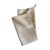 Pair of farm towels 19th reserve in raw hemp canvas