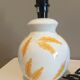 Pied de lampe « feuilles »