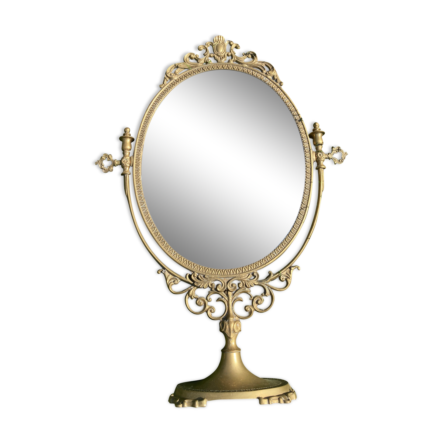 Old hairdresser mirror  40x57cm