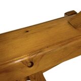 Vintage rocking horse 60s pinewood design minimalist design
