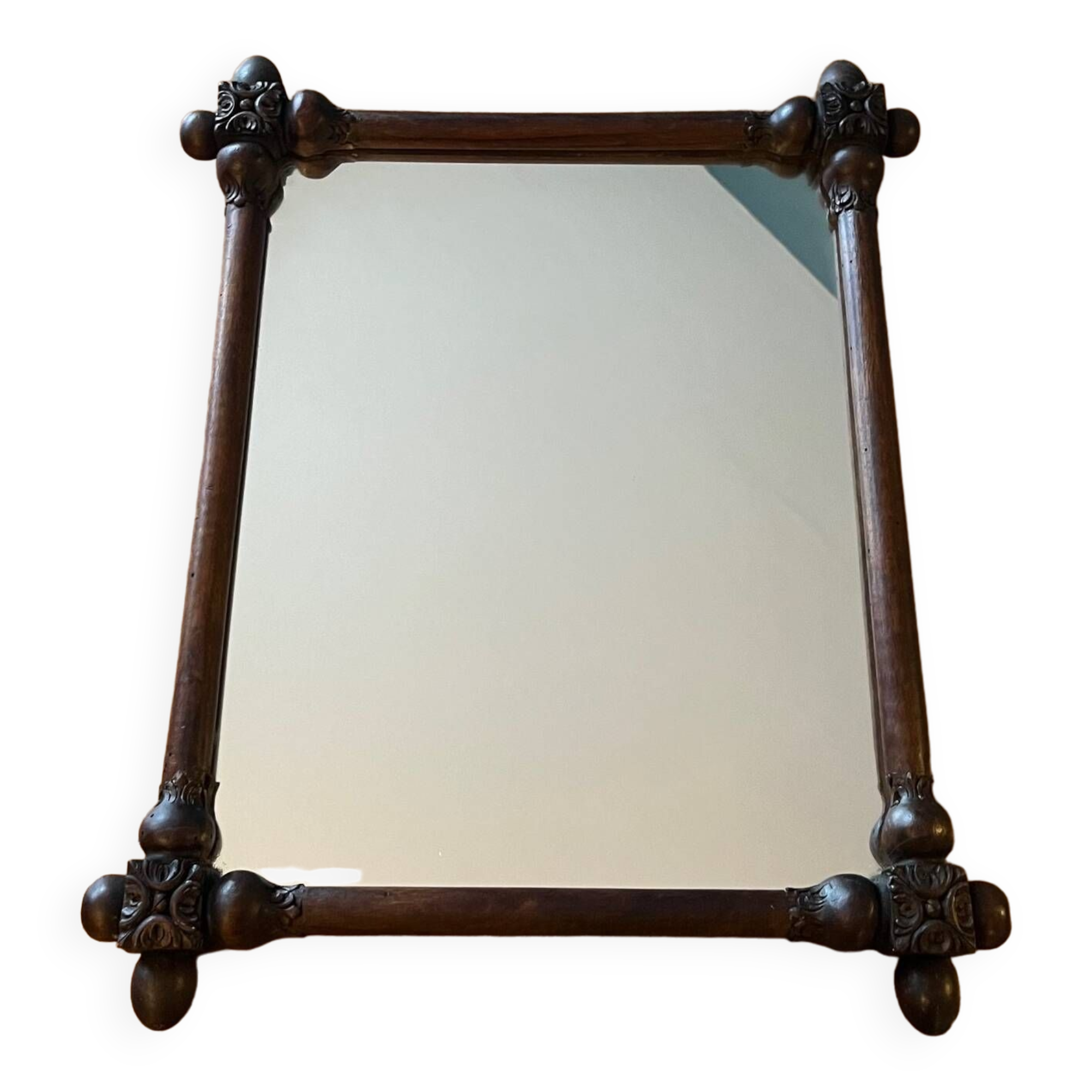 Wooden mirror from the 40s/50s