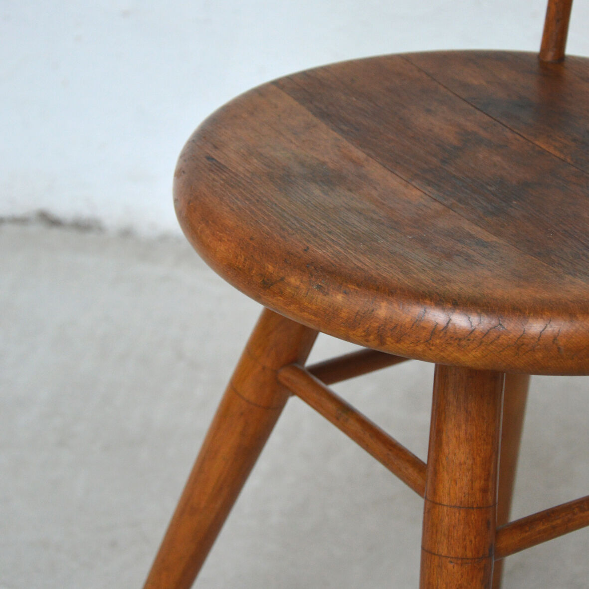 Old wooden workshop chair