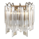 Brass and Murano wall light by Venini by Novaresi