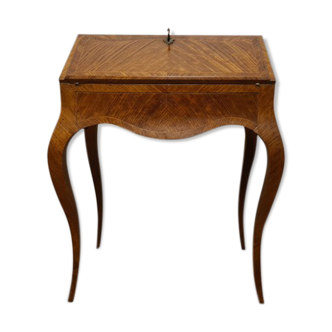 Louis XV donkey back desk marked in rosewood
