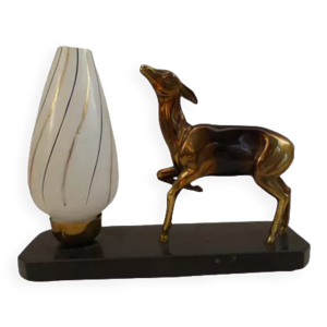 Veilleuse de style Art Déco biche