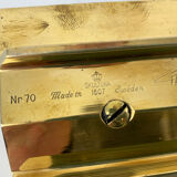Scandinavian candle holder Model N°70 in brass, Pierre Forsell for Skultuna, 1960