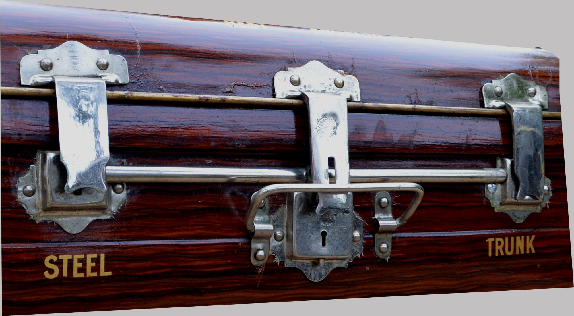 Painted metal case