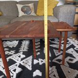 Coffee table - vintage swivel Scandinavian design
