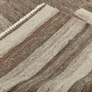 Beige Brown Oversize Vintage Kilim Rug, 322x388Cm