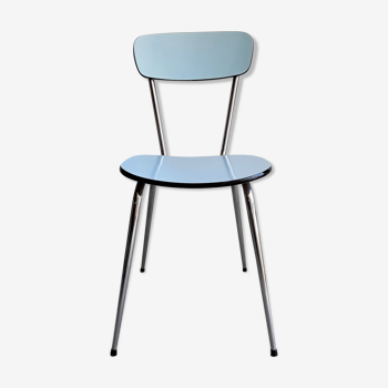 Blue formica chair