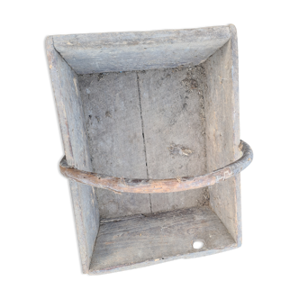 Wooden farm basket