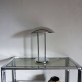 Chrome saucer lamp