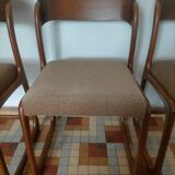Scandinavian baumann sleigh chairs