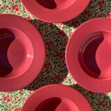 Set of 6 old soup plates