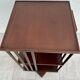 Mahogany rotating bookcase