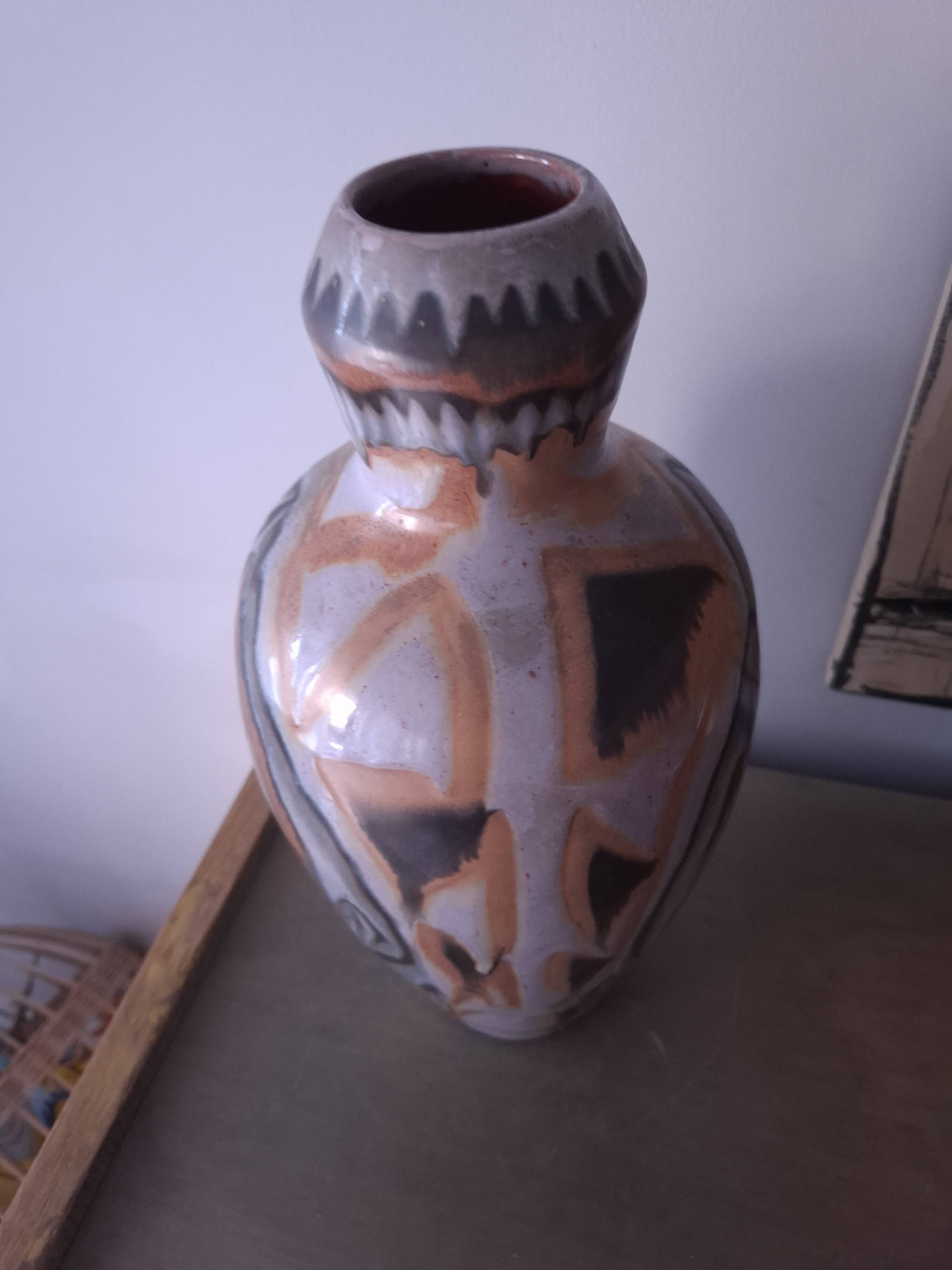 50's ceramic vase