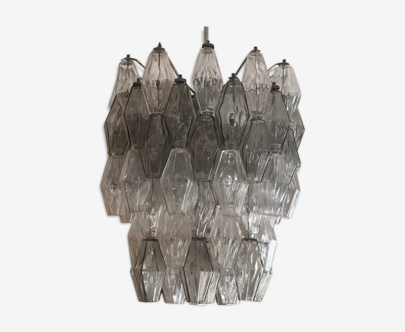 Chandelier Polyedri design Carlo Scarpa | Selency