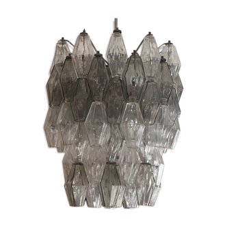 Chandelier Polyedri design Carlo Scarpa