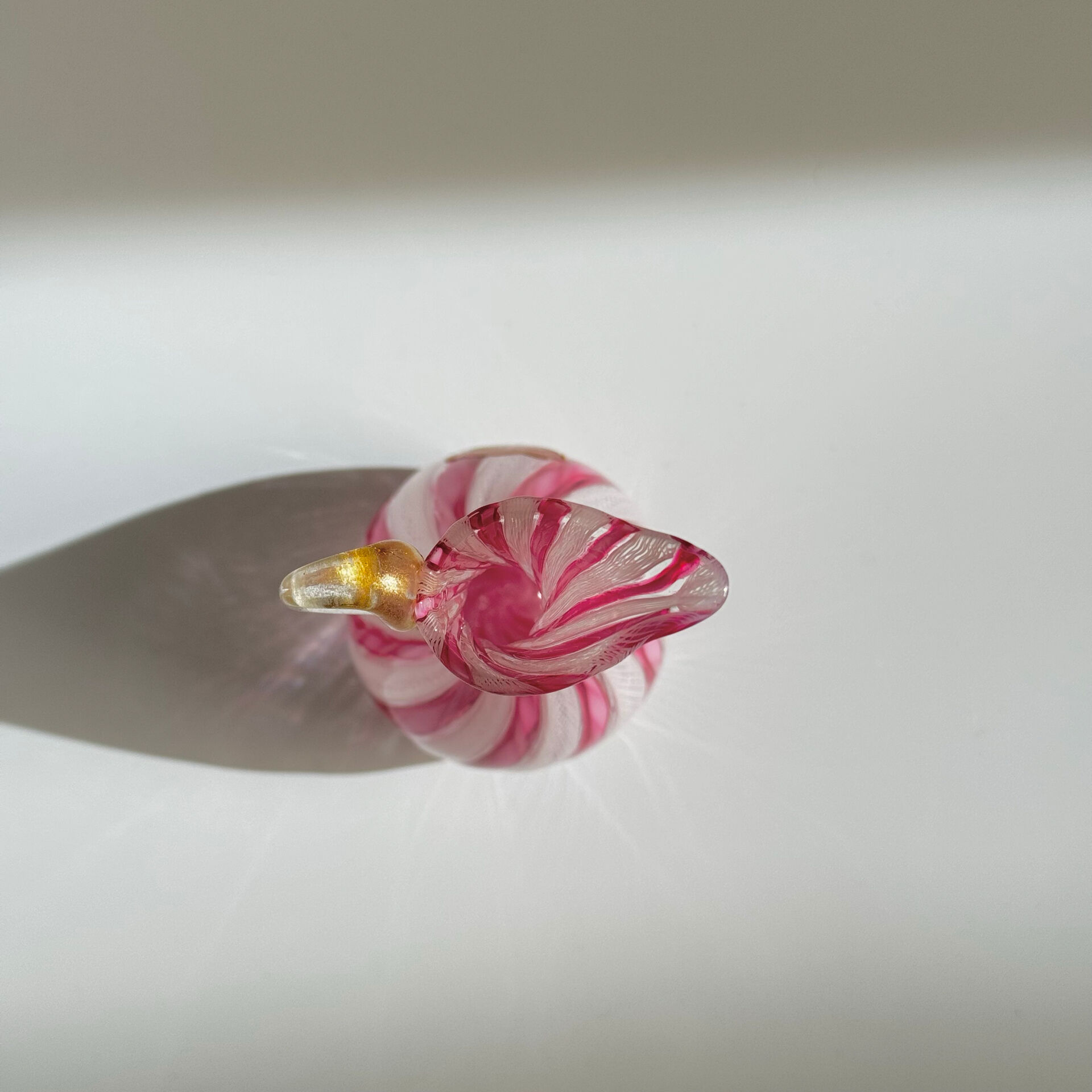 Murano Glass Ewer Vase 1 – Latticino Technique